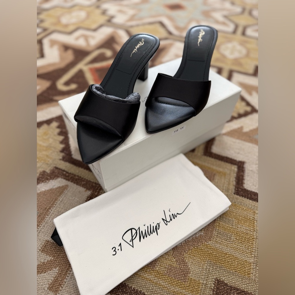 Phillipe Lim Verona Heeled Mule size 37.5 NEW IN BOX